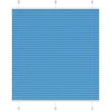 vidaXL Plissee Blau 120 x 100 cm Polyester