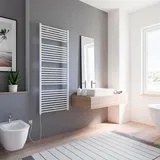 Handtuchheizkörper Turbo 1535 x 600 mm 600 W weiß Anschluss links