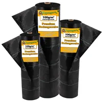 Aquagart Bodengewebe Unkrautfolie 20m2 2m breit schwarz