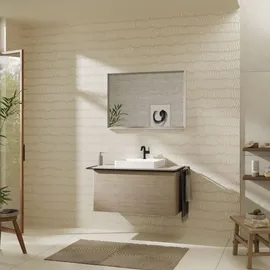 Hansgrohe Xelu Q Waschtischunterschrank, 980x550, 1 Schubkasten, für Konsolen mit Aufsatzwaschtisch, geschliffen, 54060670,