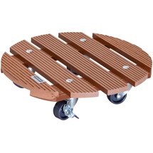 wagner® design yourself Wagner Multi Pflanzenroller WPC Terracotta rund Ø 29 cm