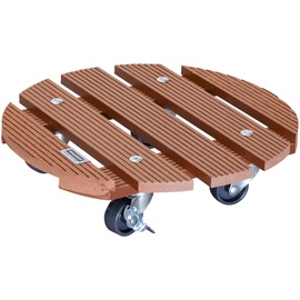 wagner® design yourself Wagner Multi Pflanzenroller WPC Terracotta rund Ø 29 cm