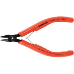 Knipex Elektronik-Seitenschneider, spitzer Kopf 125H mm