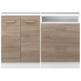 Vicco Rion B120 x T46 cm Sonoma/Weiß