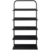 [en.casa] Poytya 119 x 60 x 32 cm schwarz / schwarz