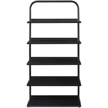 [en.casa] Poytya Schuhregal 119 x 60 x 32 cm schwarz