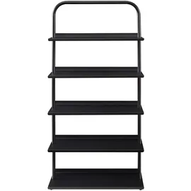 [en.casa] Poytya Schuhregal 119 x 60 x 32 cm schwarz