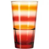 LEONARDO 6er Set Leonardo Wasserglas Event 240 ml Glas Rot