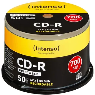 Intenso CD-R 700MB 52x bedruckbar 50er Spindel