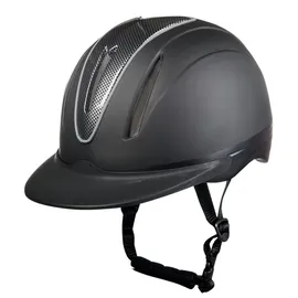 HKM Carbon Art Reithelm, 8691 matt schwarz, XS EU