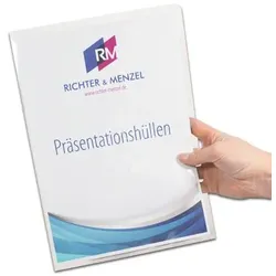 Präsentations-Sichthüllen A4, Hart-PVC glasklar