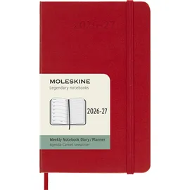 Moleskine Wochen Notizkalender 2026/2027 Scharlachrot