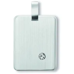 Ketten-Anhänger ONE ELEMENT "Gravurplatte Anhänger aus 925 Silber", silber, Schmuckanhänger, Damen, Silber 925 (Sterlingsilber), perfekt als Geschenk zum Jahrestag oder Geburtstag