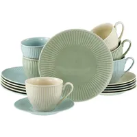 CreaTable Valencia Kaffeeservice 18-tlg. bunt