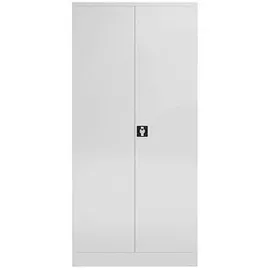 Classix Stahlschrank X-530357 signalweiß 92,0 x 50,0 x 194,5 cm, aufgebaut