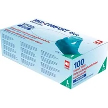 AMPri Med Comfort Blue Vitril Gr.L blau Vinyl-Nitril Gem. 100 St./Box