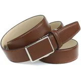 Anthoni Crown Ledergürtel ANTHONI CROWN, Herren, Gr. 90, braun (cognac), Leder, unifarben, Gürtel Ledergürtel