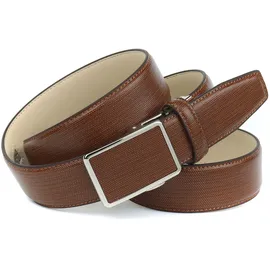 Anthoni Crown Ledergürtel ANTHONI CROWN, Herren, Gr. 90, braun (cognac), Leder, unifarben, Gürtel Ledergürtel