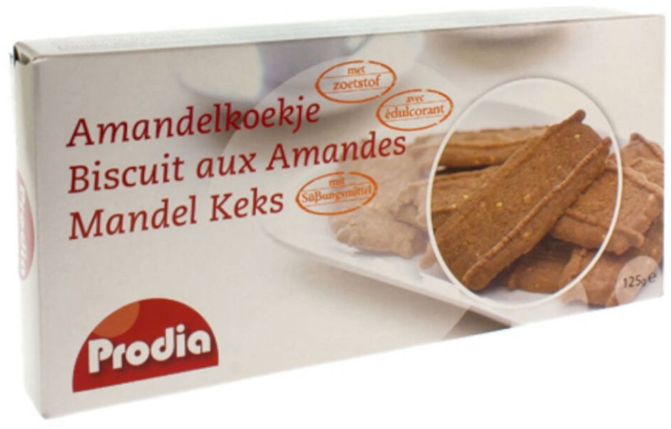 Prodia Biscuits aux Amandes 125 g Cookies
