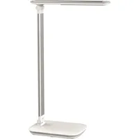 Maul Schreibtischleuchte Alu./Ku.weiß H.425mm m.Standfuß LED