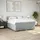 vidaXL Boxspringbett 180 x 200 cm Hellgrau