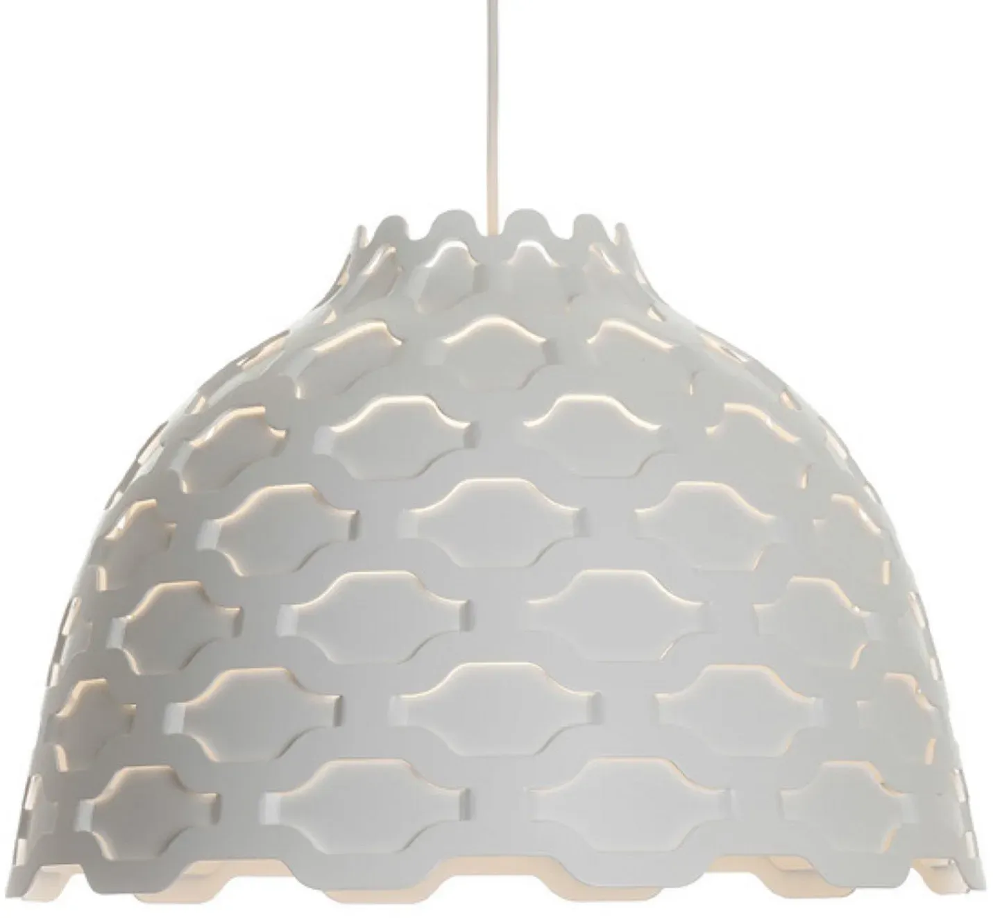 Pendelleuchte Louis Poulsen, LC Shutters, dimmbar, Weiß, für Wohnzimmer, Metall, Design - 30.1