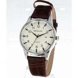 Excellanc Herrenuhr Kunstleder 40 mm