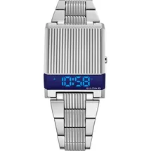 BULOVA Herren Digital Uhr mit Edelstahl Armband 96C139