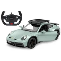 Jamara Porsche 911 Dakar 1:14 grün schattiert 2,4GHz Tür