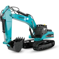 AMEWI RC-Baumaschine Bagger 14CH RTR blau/petrol (G705E)