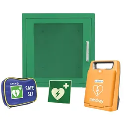 Mindray - Beneheart C1A Defibrillator - vollautomatischer Erste-Hilfe Defibrillator + ARKY Innenschrank + Safeset