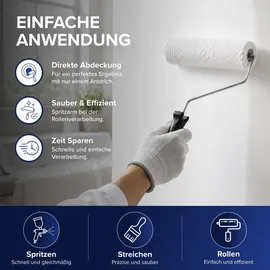 Plid Schneeweiß Wandfarbe weiß matt 5 l