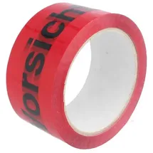 tecuro Klebeband Vorsicht Glas 50 mm x 66 m