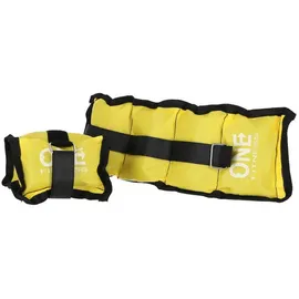 One Fitness Gewichtsmanschetten 2 x 0,7 kg gelb