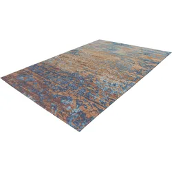 Teppich ARTE ESPINA "Blaze 600", blau (blau, beige), B:115cm H:8mm L:170cm, Polyester, Teppiche, spannendes Design,stilvolle Farbgebung,pflegeleicht & widerstandsfähig