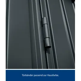 Hörmann Gerätehaus Berry Classic 2,59 x 2,48 m Anthrazitgrau