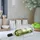 Relaxdays Flaschenhalter 3er Set transparent