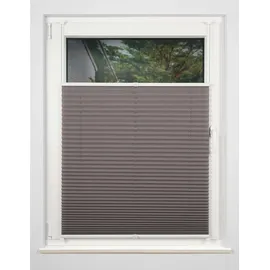MYDECO Plissee Free 100 x 130 cm hellgrau