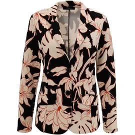 Aniston SELECTED Jerseyblazer floral Schwarz 40