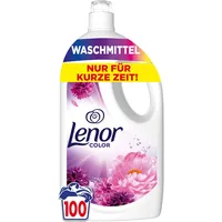 Lenor Flüssigwaschmittel, 100 Waschladungen, Blütentraum, Colorwaschmittel, Langanhaltende Frische & Geruchsentfernung Bei Kaltwäsche