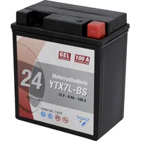 CARTEC Gel Motorradbatterie YTX7L-BS 6Ah 100A