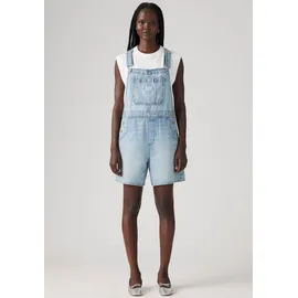 Levi's Latzhose "UTILITY SHORTALL", Damen, Gr. M (38), N-Gr, summer job, Web, Obermaterial: 100% Baumwolle, unifarben, relaxed fit ca. Mitte Oberschenkel, Hosen, Sommerhose im Five-Pocket Style