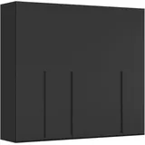 LeGer Home by Lena Gercke Kleiderschrank SERINA Eyecatcher 251 x 223 x 61 cm Schwarz