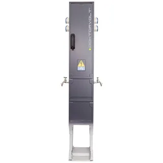 Doktorvolt Campingverteiler mit Wasseranschluss 4x230V CEE Campingsäule Stromverteiler Doktorvolt FI/LS DV-4612