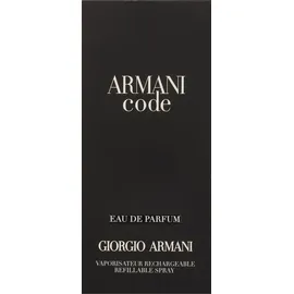 Giorgio Armani Code Men Eau de Parfum refillable 75 ml