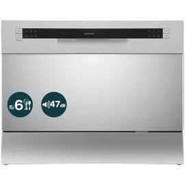 Homex GST6AD-S Tischgeschirrspüler (freistehend, 600 mm, Silber)