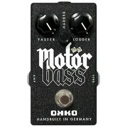 Okko Motörbass aggressive punchy bass distortion Pedal