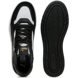 Puma Court Classic Street Suede Sneaker 01 white/black/gold 44,5