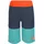 TROLLKIDS Kroksand Badeshorts dark navy/glow orange/dusky turquoise 140