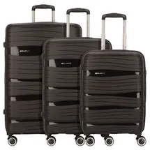 Worldpack Miami Koffer-Set 3-tlg. schwarz